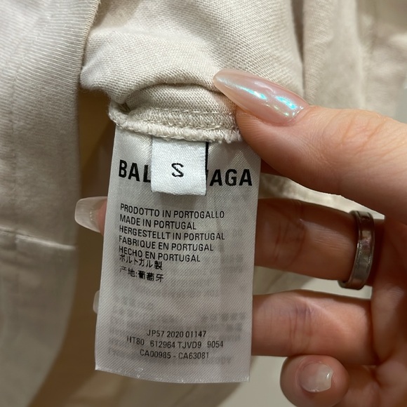 BALENCIAGA
Beige Sponsor Logo T-Shirt Size S - Picture 5 of 13